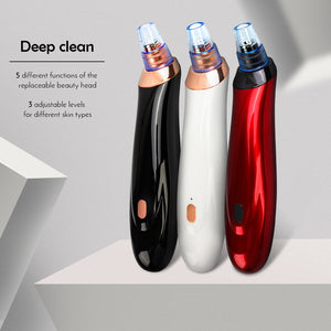 Face Acne Black Dot Pimple Blackhead Remover Electric Microcrystalline Blackhead Vacuum Cleaner Pore Blackhead Skin Care Machine - Everyday-Live