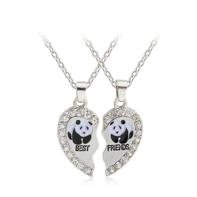 Panda Couple Pendant Necklace - Everyday-Live